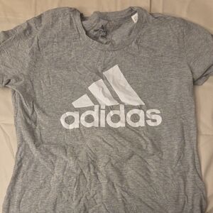 Adidas Kids Heather Gray Tee